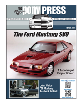 The Ford Mustang SVO