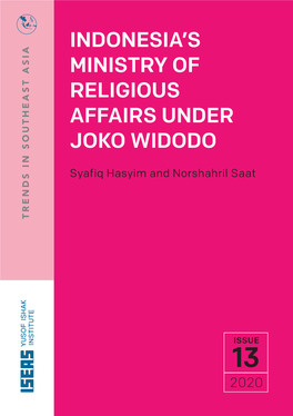 Indonesia's Ministry of Religious Affairs Under