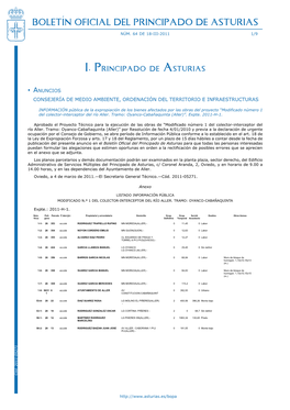 Boletín Oficial Del Principado De Asturias