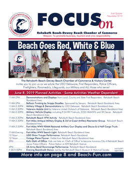 Beach Goes Red, White & Blue