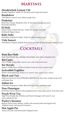 131495 Spirits & Cocktails Menu E-Proof