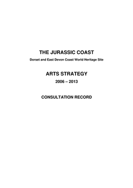 The Jurassic Coast Arts Strategy
