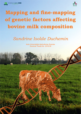 Phd Thesis, Swedish University of Agricultural Sciences, Uppsala, Sweden and Wageningen University, the Netherlands (2016) with References, with Summary in English