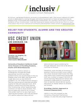 USC Credit Union LOS ANGELES, CA