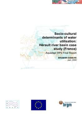 Hérault River Basin Case Study (France) Aquadapt WP2 Final Report