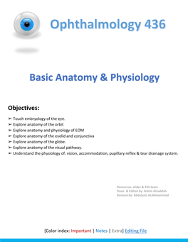 Basic Anatomy & Physiology