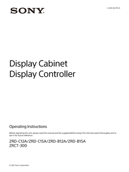 Display Cabinet Display Controller