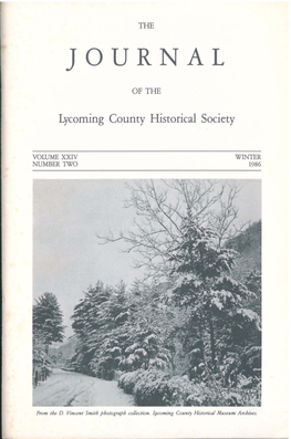 Journal of the Lycoming County Historical Society. Winter 1986
