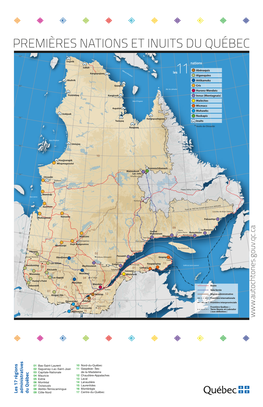 Premières Nations Et Inuits Du Québec 84 ° 82° 80° 78° 76° 74° 72° 70° 68° 66° 64° 62° 60° 58° 56° 54° 52° 62°