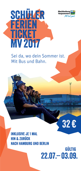 Schüler Ferien Ticket Mv2017