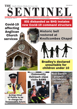 Covid-19 Affecting Anglican Church Services Historic Bell Restored At