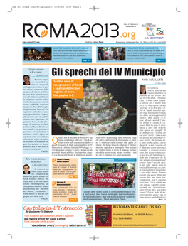 Roma 2013 Ottobre Finale7m3.Qxp:Layout 1 15-10-2012 12:50 Pagina 1