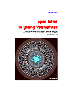 Open Letter to Young Vietnamese … Who Wonder About Their Origin (New Edition)