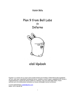 Plan 9 from Bell Labs Inferno Első Lépések