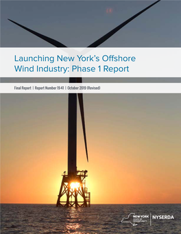 Launching New York's Offshore Wind Industry: Phase 1 Report