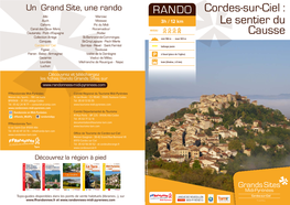 RANDO Cordes-Sur-Ciel : Le Sentier Du Causse