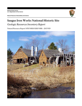 Geologic Resources Inventory Report, Saugus Iron Works National
