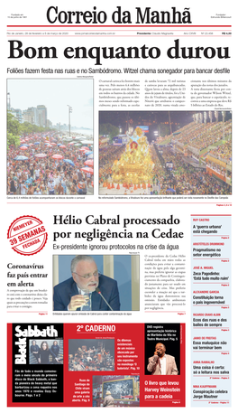 Hélio Cabral Processado Por Negligência Na Cedae