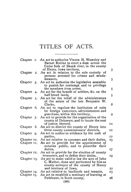 Laws of the Territory of Iowa 1839-1840