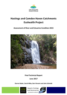 Hastings and Camden Haven Catchments Ecohealth Project