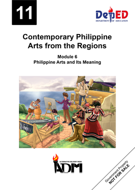 Contemporary Philippine Arts11 Q2 M6 Philippine