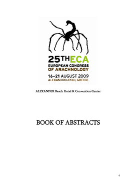 Book of Abstracts