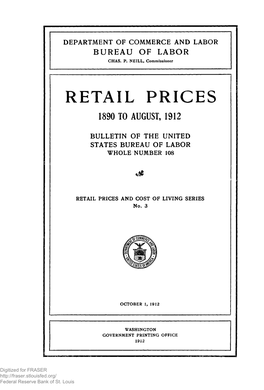 Retail Prices, 1890 to August, 1912: Page