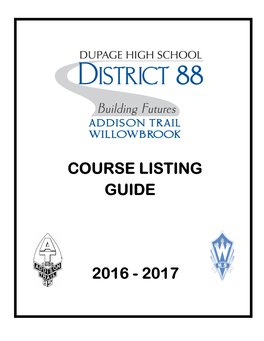 Course Listing Guide 2016