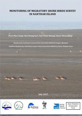 Monitoring of Migratory Shore Birds Survey in Nanthar Island