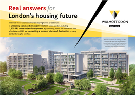 Real Answers for London's Housing Future