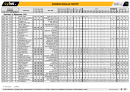 Weekend Regular Coupon 31/08/2021 10:47 1 / 9