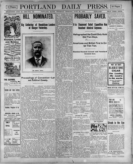 Portland Daily Press: June 28, 1900