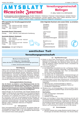 Amtsblatt Vgem