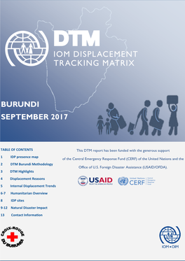 Burundi September 2017