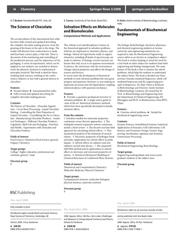 The Science of Chocolate Solvation Effects on Molecules And