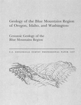 Geology of the Blue Mountains Region of Oregon, Idaho, and Washington