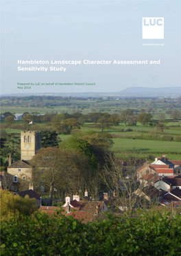 Hambleton Landscape Character Assessment and Sensitivity Study