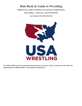 Rule Book & Guide to Wrestling