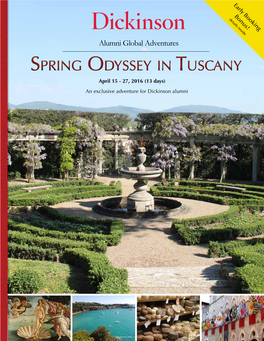Spring Odyssey in Tuscany Spring