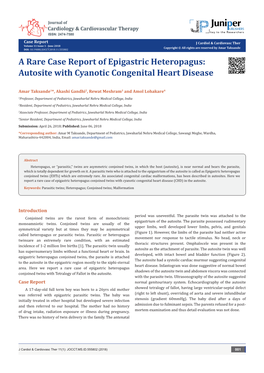 Autosite with Cyanotic Congenital Heart Disease