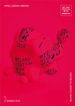 Marzo 2019 Intelligenza Urbana Milano Connette