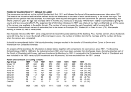 Parish of Chardstock 1911 Census Rg14/2501
