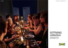 SITTNING Collection LIMITED EDITION SEPTEMBER 2015 © Inter IKEA Systems B.V
