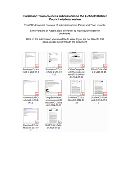 Parish and Town Councils (PDF)