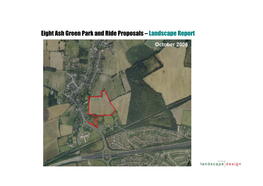 Eight Ash Green Park and Ride Proposals – Landscape Report