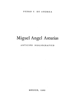 Miguel Angel Asturias