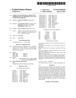 (12) United States Patent (10) Patent No.: US 9.416,020 B2 Urbani Et Al