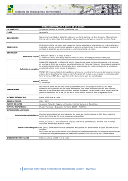 Hoja Metodológica Y De Forma Destacada En “Algunas Cifras”, Se Adelanta Los Resultados Del Indicador