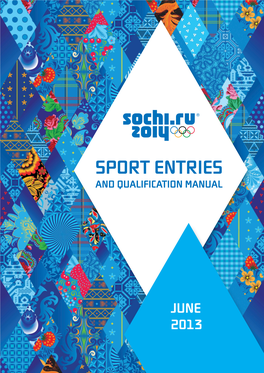 Sport Entries and Qualification Manual