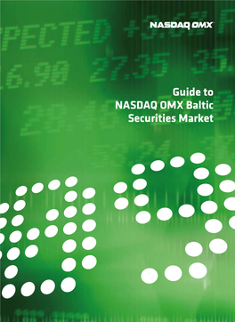 Guide to NASDAQ OMX Baltic Securities Market